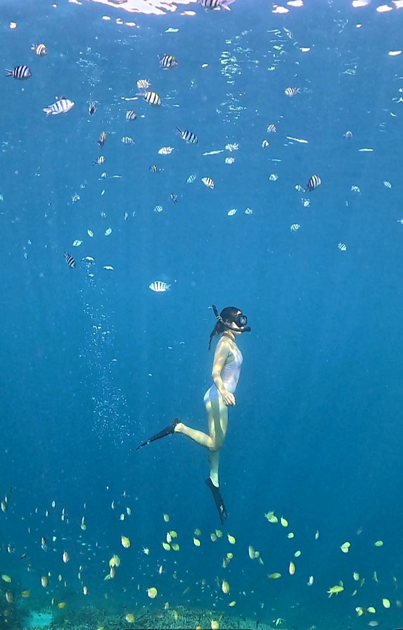 Patung bawah laut Gili Meno